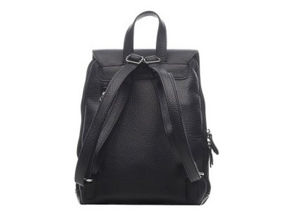 Рюкзак женский D.Morelli "Тефия", нат. кожа черный
