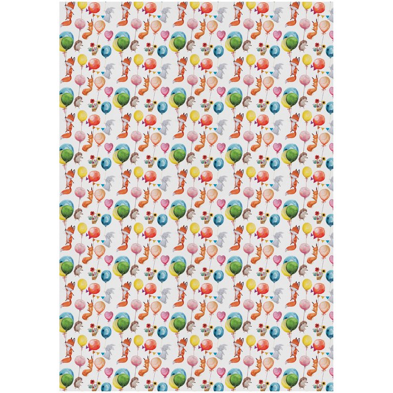 Бумага упаковочная 70*100см  в рулоне "Счастливое событие"