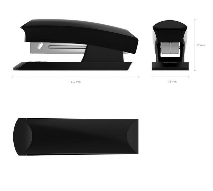 Степлер 24/6 до 30л Erich Krause ECO ассорти (глубина 55мм)