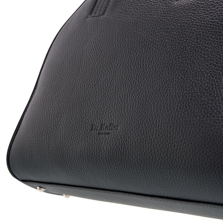 Сумка женская Dr.Koffer 31х25х11см см, нат.кожа черная