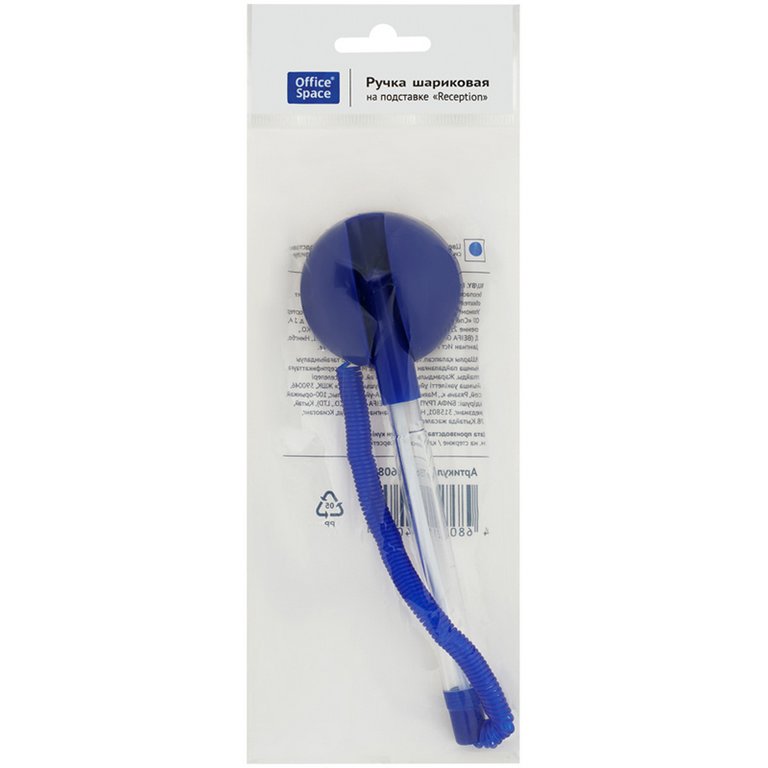 Ручка шариковая настольная синий корпус OfficeSpace "Reception" 0,7 мм