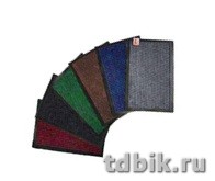 Коврик придверный влаговпитывающий 40x60 см "Ребристый" ассорти