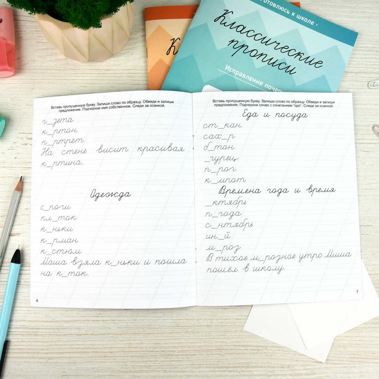 Пропись классическая "Словарные слова" А5, 16 стр. Феникс+