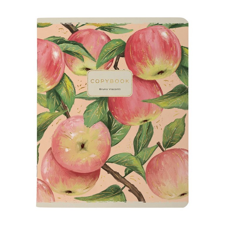 Тетрадь 48 лист кл. А5 на скрепке "FLORA. FRUITS" ассорти