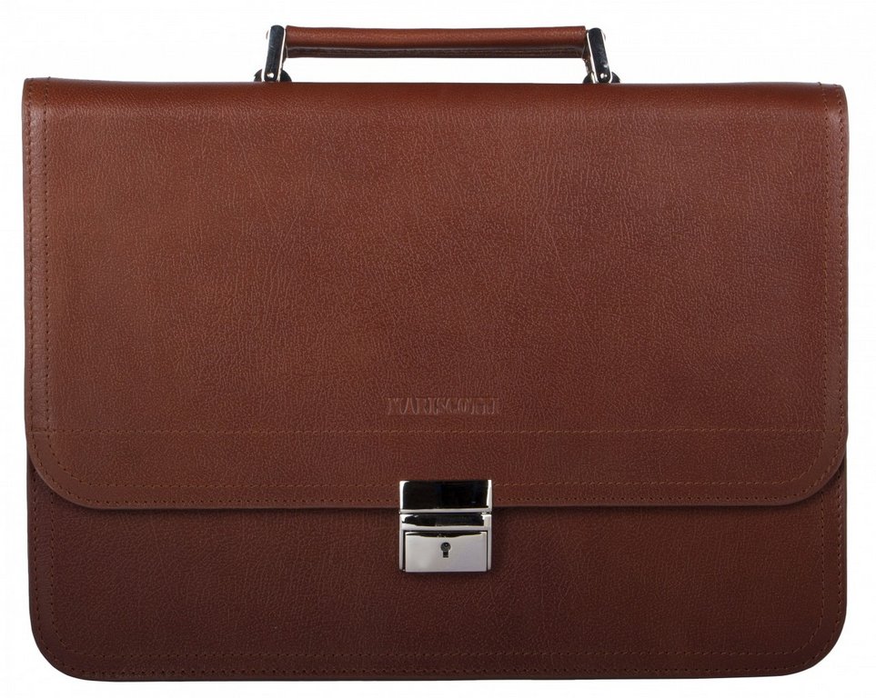 Папка Franchesco Mariscotti "Вестерн" натур. кожа, светло-коричневая