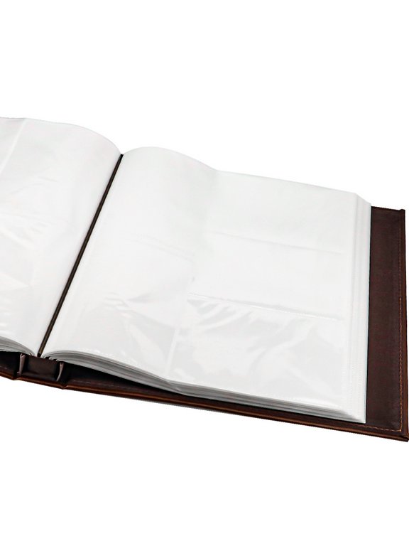 Фотоальбом 500 фото 10*15см "Важное событие" MILAND коричневый, обложка под кожу. в коробке