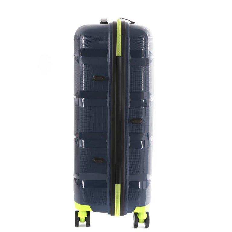 Чемодан 4-х колесный FABRETTI 100% полипропилен, 66*45*26 см, синий