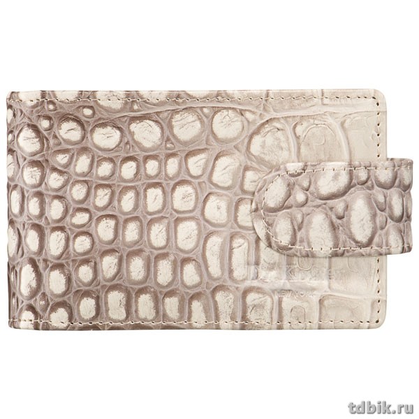 Визитница Dr.Koffer 11*7см на 48 визиток, бежевый