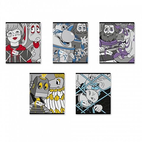 Тетрадь 96 лист кл. А5 на скрепке "Тайна третьей планеты" Erich Krause MIX-PACK