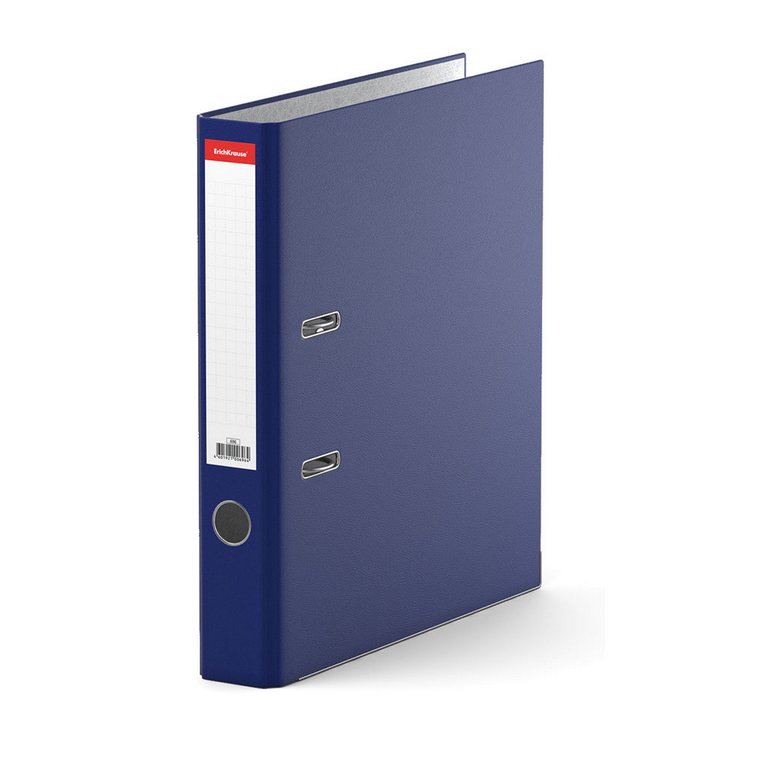 Папка-регистратор А4 50мм ErichKrause-Стандарт. метал. окантовка, синий