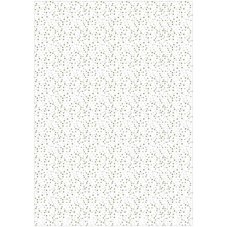 Бумага упаковочная 70*100см  в рулоне (ассорти) "Pattern on white" MESHU