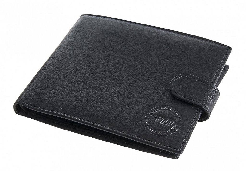 Портмоне Franchesco Mariscotti нат. кожа, черный