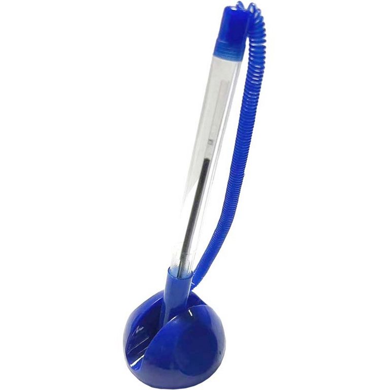 Ручка шариковая настольная синий корпус Attomex 0,7мм синяя