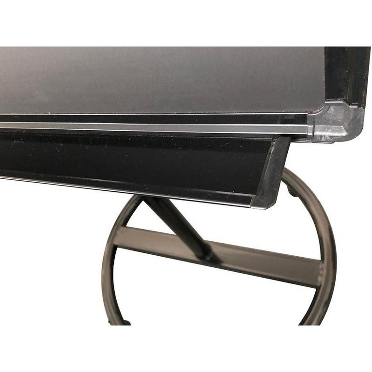 Доска-флипчарт на роликах 700*1000 мм, магнитно-маркерная Attache ЧЕРНАЯ