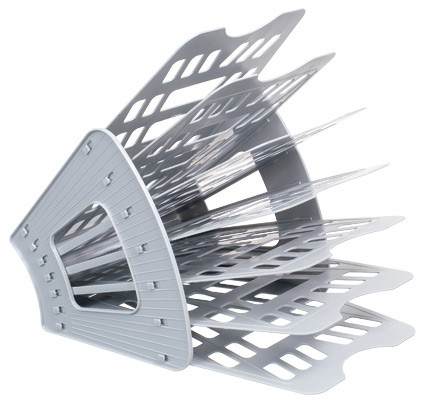 Лоток универсальный 6 отделений разборный серый Стамм