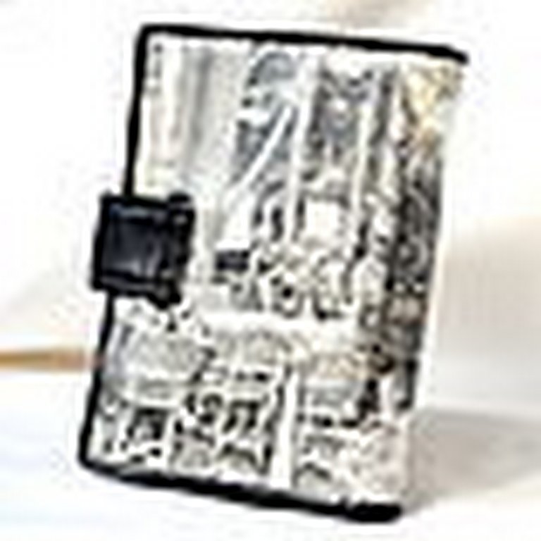 Визитница на 36 визиток "Париж акварель" 12.7*20.5см, кожа