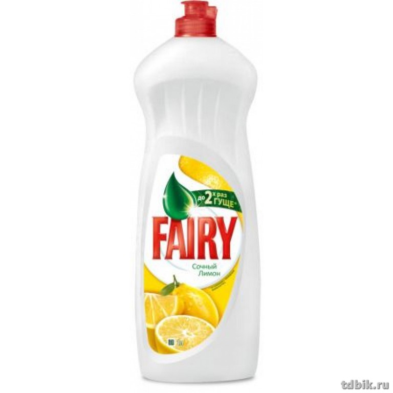 Жидкость д/мытья посуды Fairy Пена эффект 900 мл., лимон