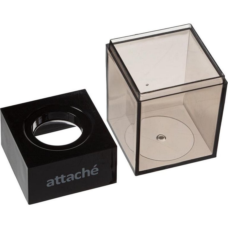 Диспенсер для скрепок магнитный + 30 скрепок прямоугольный,  Attache