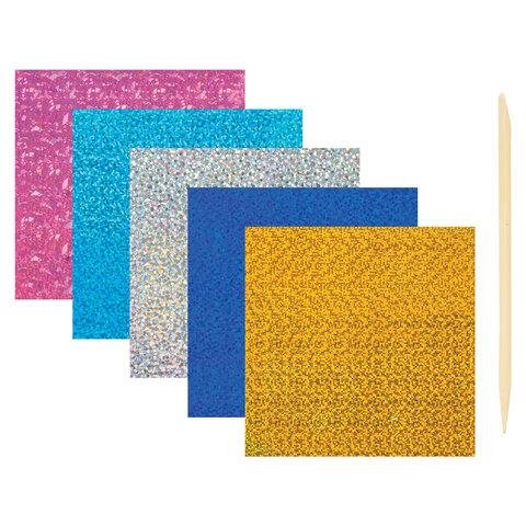 Аппликация фольгой "Дельфинчики" ЮНЛАНДИЯ