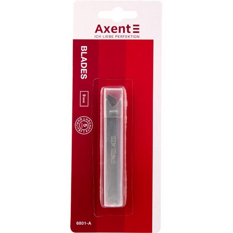 Лезвия запас. для ножей (м) 0,9 см 10 шт/уп Axent