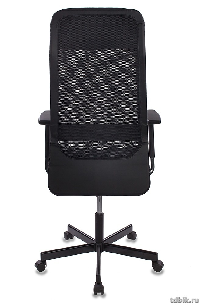 Кресло руководителя Бюрократ T-995/BLACK (искусственная кожа крестовина металл, цв. черный)