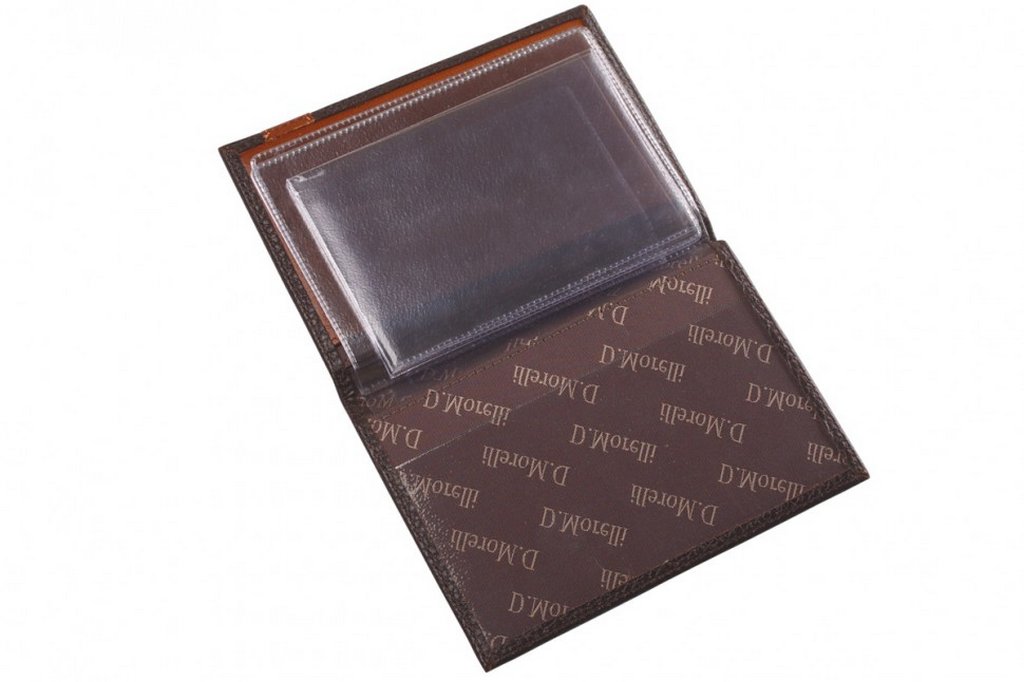 Бумажник водителя D.Morelli "Вестерн", нат. кожа, коричневый