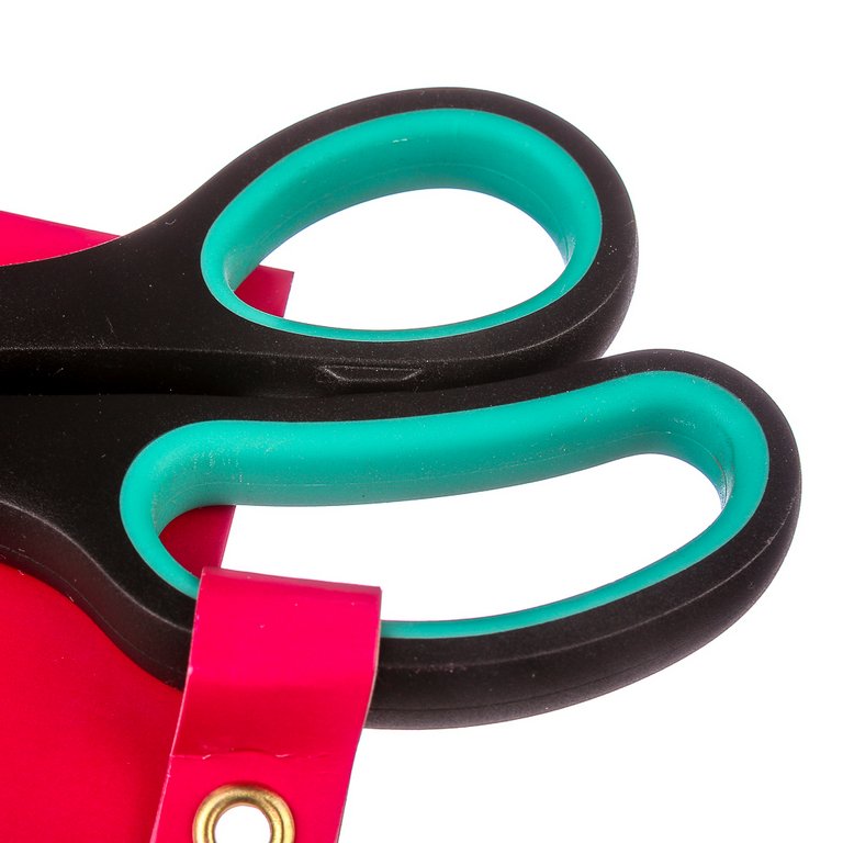 Ножницы 195 мм пластмас. эргоном. рукоятка с резиновыми вставками Attache