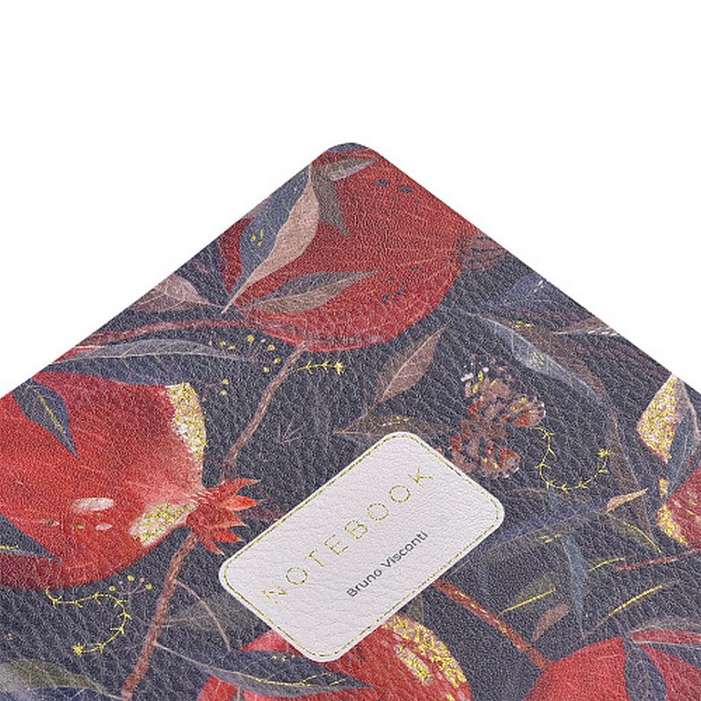 Бизнес-блокнот А5  60л., 148*210 мм, на сшивке Bruno Visconti кожзам "ГРАНАТ"