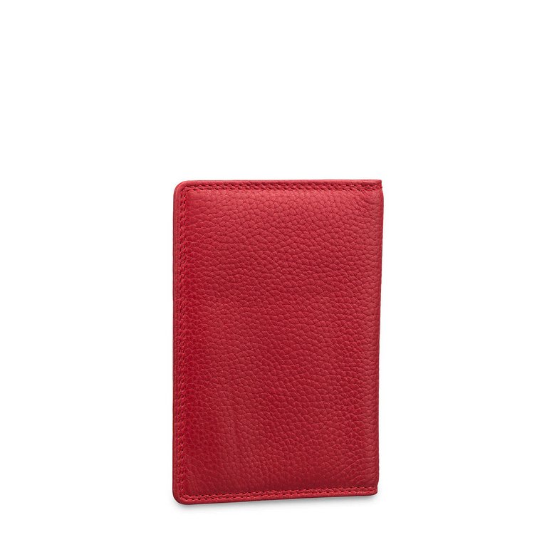 Обложка для паспорта Dr.Koffer нат. кожа, красный