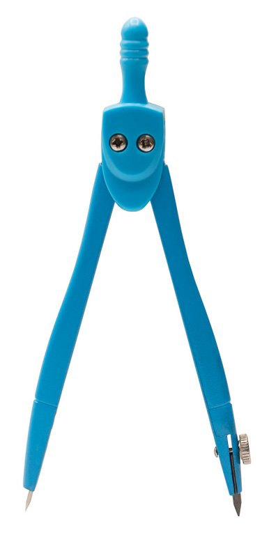 Набор чертежный  2 предмета Silwerhof "Веселые друзья" (циркуль 115 мм + грифели)