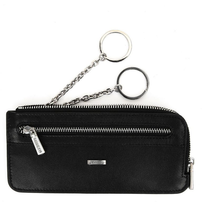 Футляр для ключей FABRETTI нат. кожа, 16,5*8,7*2см, черный