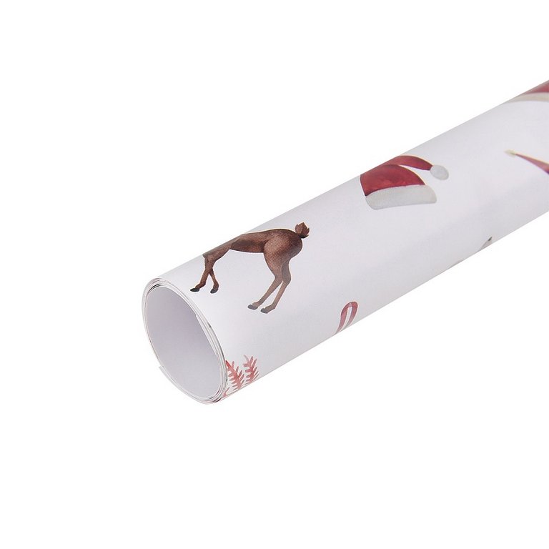 Бумага упаковочная НГ 70*100см  в рулоне  "Новый год" BrunoVisconti