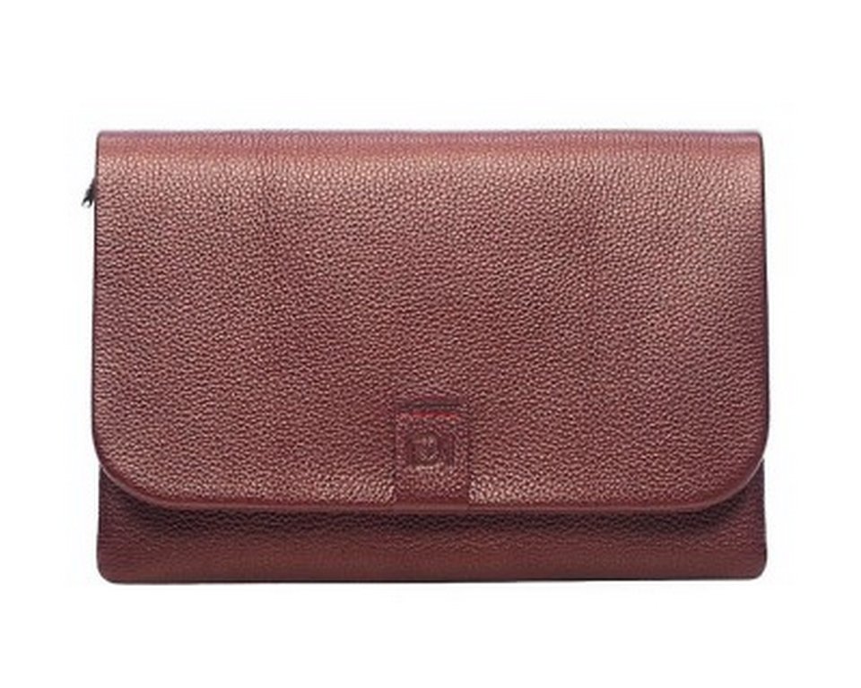 Сумка женская-клатч  D.Morelli , нат. кожа "Павия-2" бордо