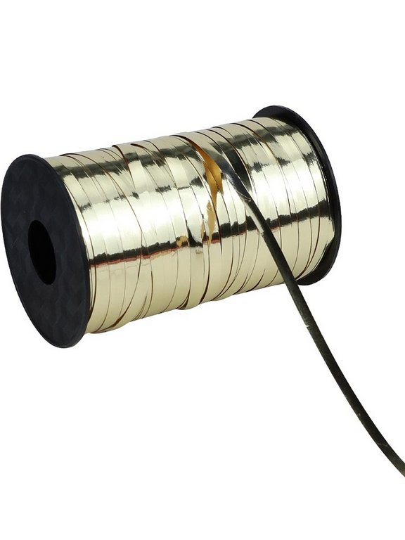 Лента упаковочная золотистая 5мм х 250м