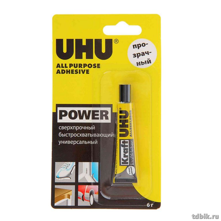 Клей универсальный UHU KRAFT прозрачный 6г