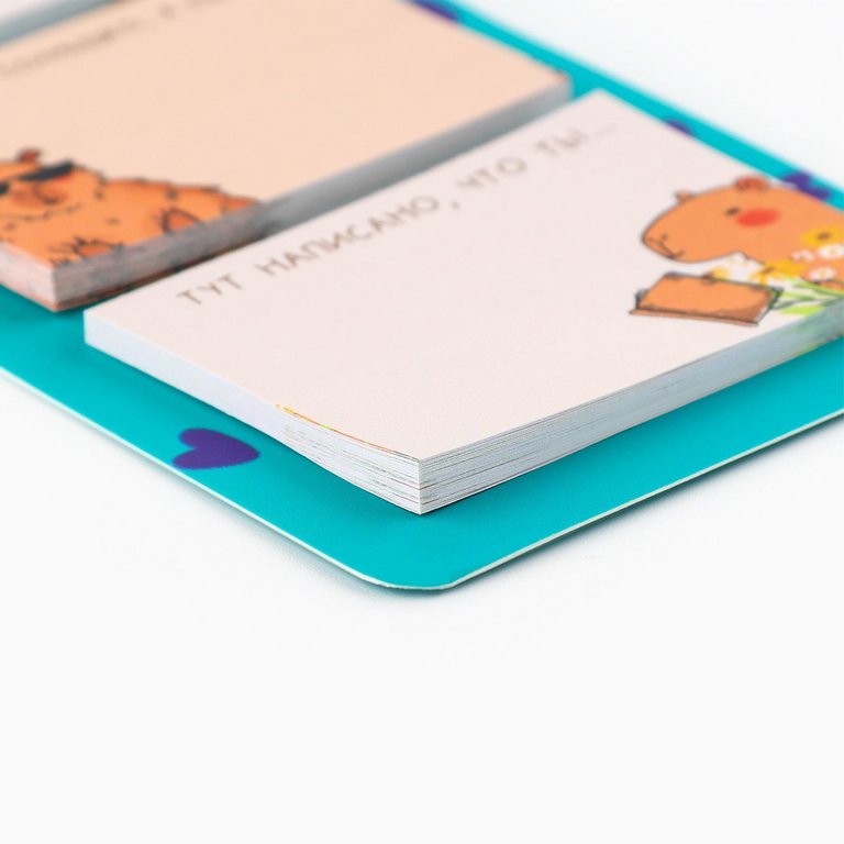 Бумага с клеевым краем "Капибара" 55*40 мм