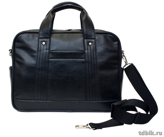 Сумка мужская "Alliance Кронос" 41*30*11см, кож. зам., черная Сумка мужская "Alliance Кронос" 41*30*11см, кож. зам., черная