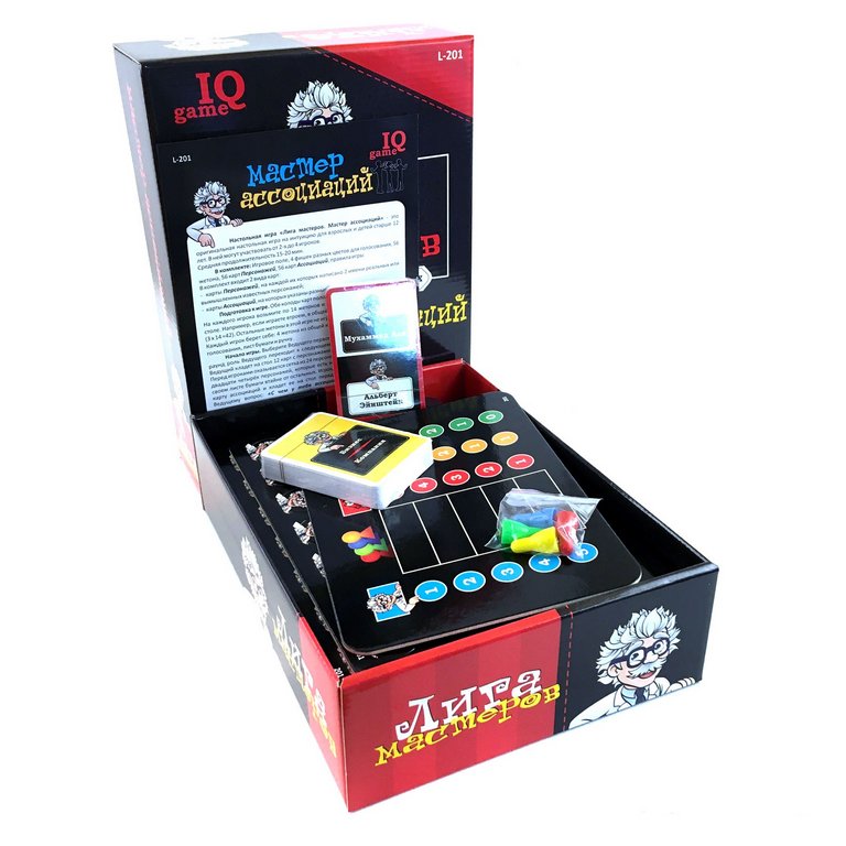 Игра настольная  12+ "Лига мастеров. Мастер ассоциаций" 3-4 игрока, PLAY LAND
