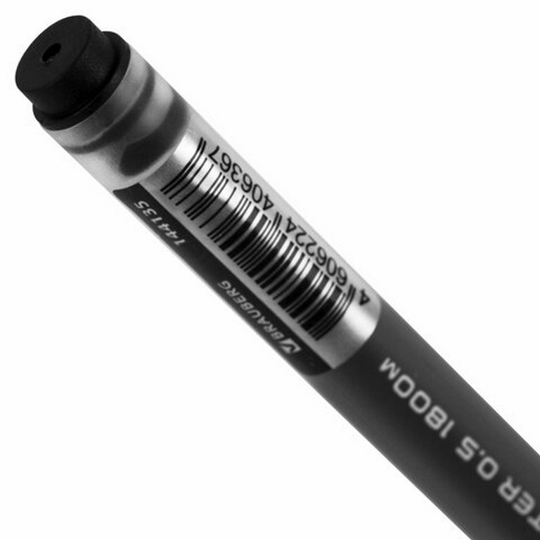Ручка гелевая Brauberg "X-WRITER 1800" 0,5мм черная (линия 0,4мм, одноразовая)
