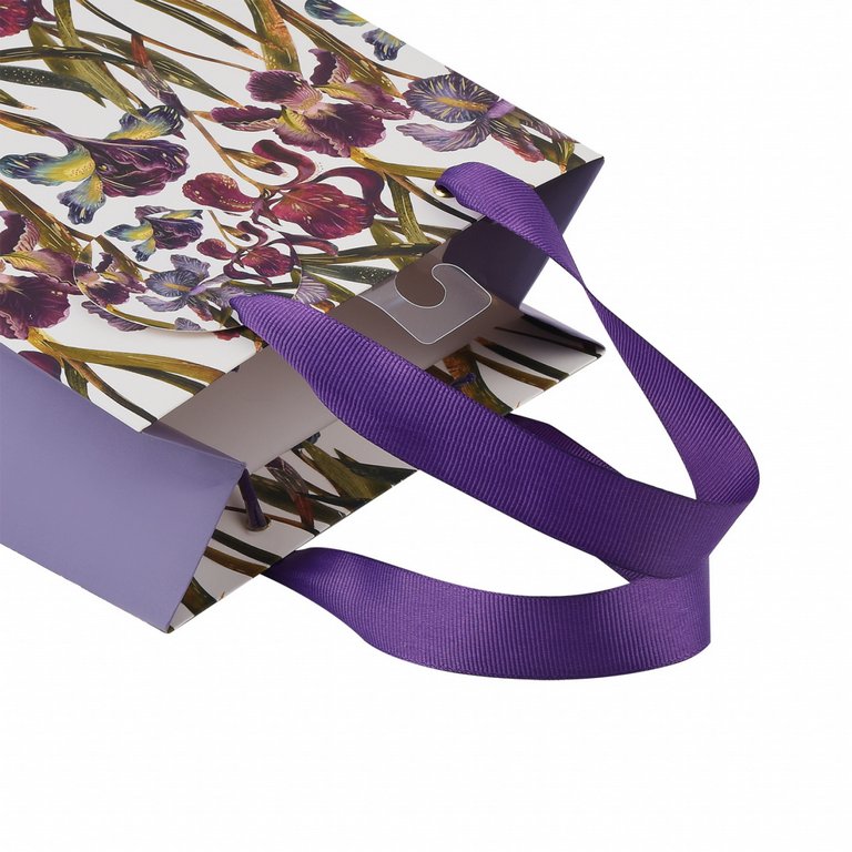 Пакет бумажный 18*23см матовый "Flora. Ирисы" BrunoVisconti