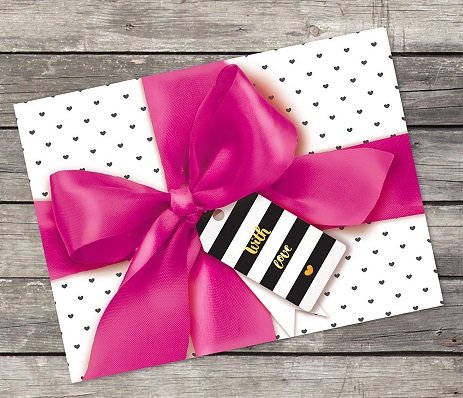 Открытка-малышка  "С любовью"