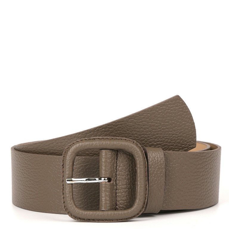 Ремень FABRETTI женский, натуральная кожа, размер 125, табачный