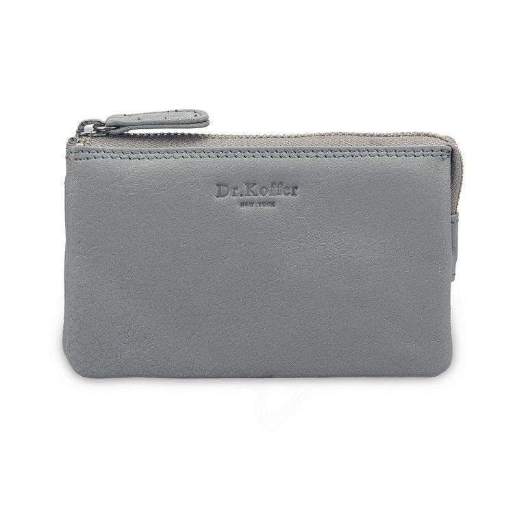 Футляр для ключей Dr.Koffer 8*13см, серый