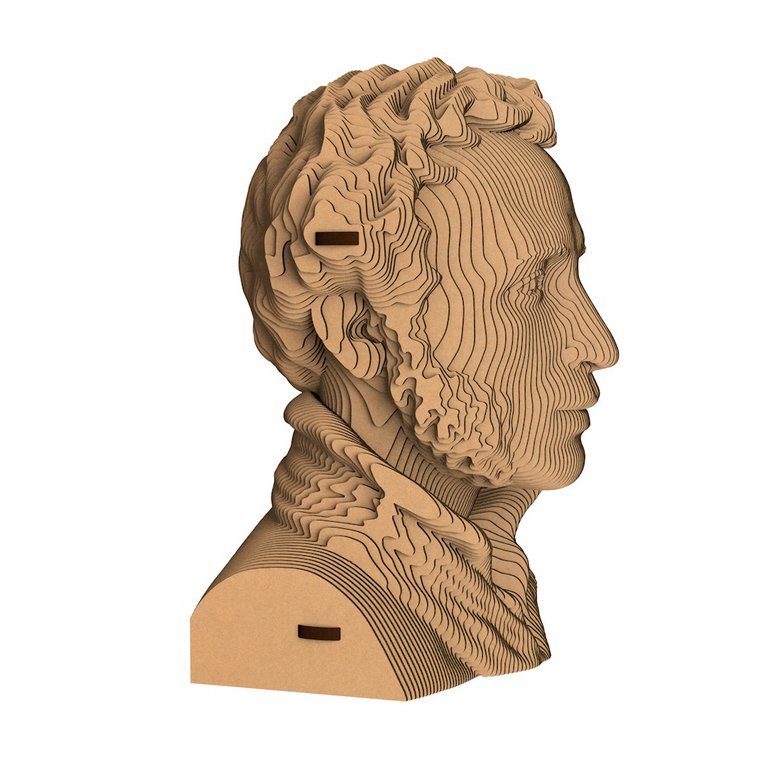 Сборная модель из гофрокартона "Пушкин" h=18см, 119 дет., 6+, 5cult