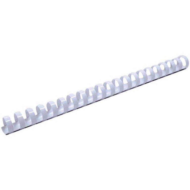 Гребенки пласт. d = 16 mm (бел) 100 шт/уп (120 листов) Fellowes