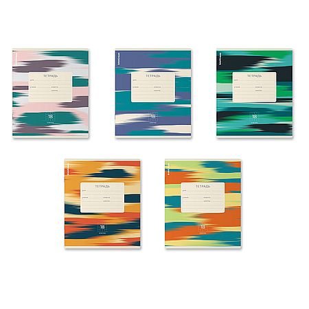 Тетрадь 18 лист кл. А5 "Ornament" ассорти
