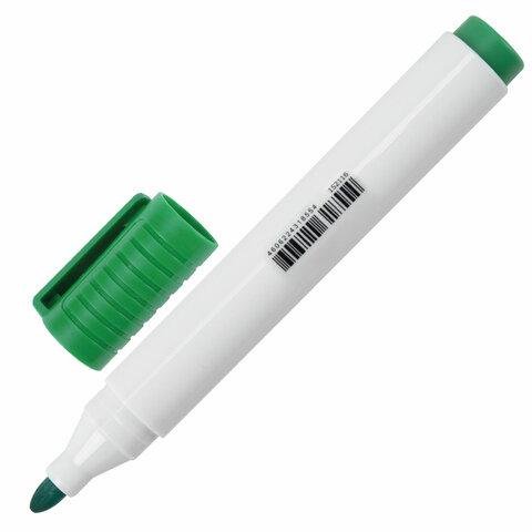 Маркер для доски Brauberg "CLASSIC" 3мм зелёный круглый