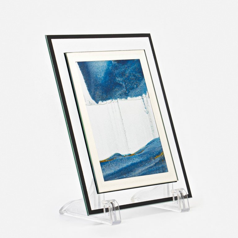 Антистресс картина  "Майя", 13*18 см, песок синий