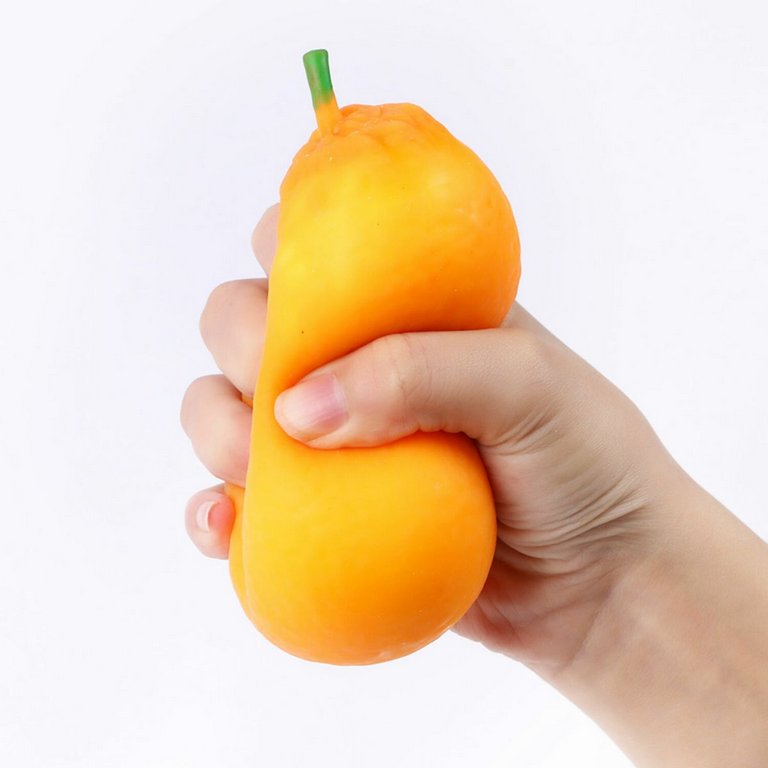 Мялка "Мандарин" 6*9 см цв. оранжевый JOLLY JOT