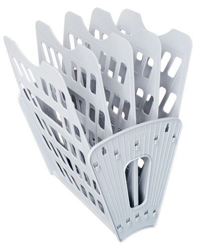 Лоток универсальный 4 отделения разборный, серый Стамм